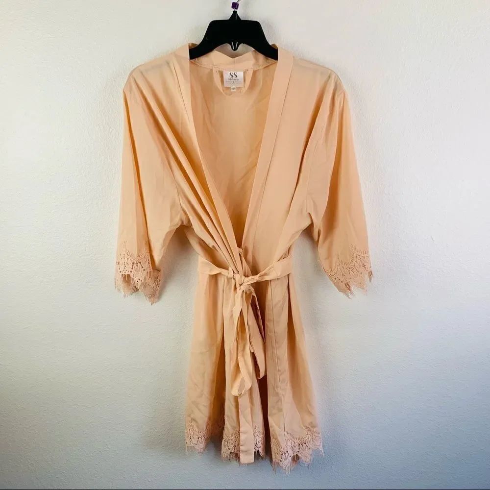 SS Weddings Blush Pink Robe